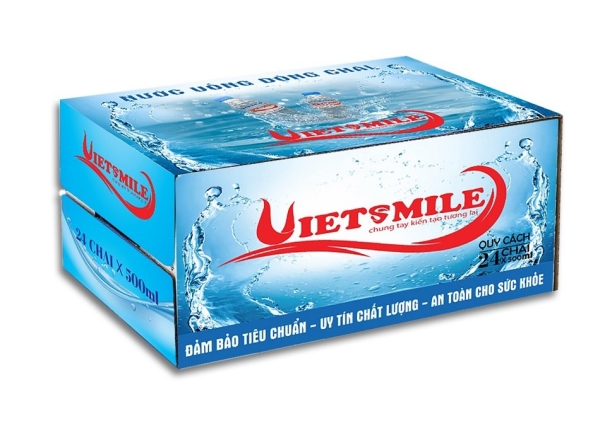 Thùng 24 chai 500ML - VietSmile Water - Công Ty Cổ Phần Đầu Tư Phát Triển Nụ Cười Việt